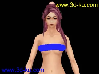 3D打印模型裸体女低模的图片