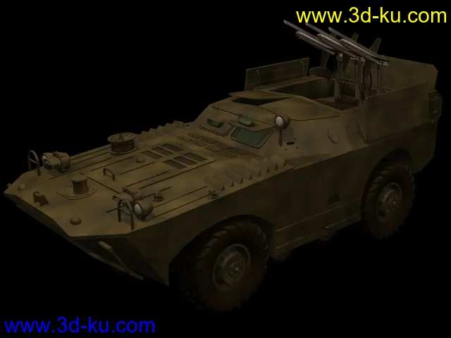 装甲车BRDM1W模型的图片1