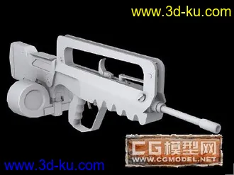 3D打印模型法国FAMAS G1/G2步枪的图片