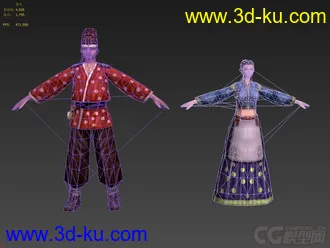 3D打印模型【卡尔共享11】《Kal刀OL》NPC[士兵][村民][预言师][网游]的图片