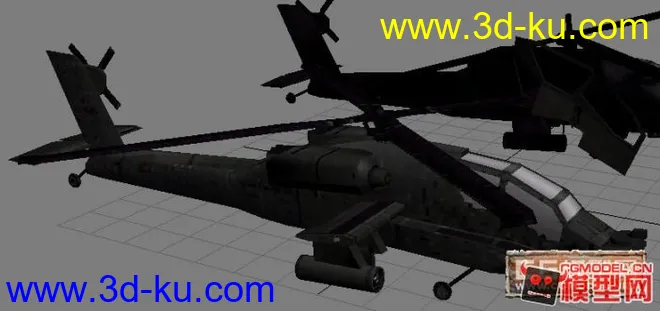 《战地１９４２》阿帕奇武装直升机模型的图片1