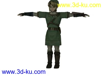 3D打印模型塞尔达传说 黃昏公主 Link (Zelda)的图片