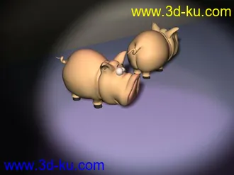 3D打印模型猪一只~的图片