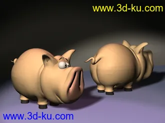 3D打印模型猪的图片