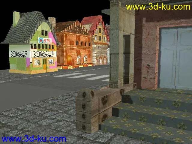 街道(maya)模型的图片1