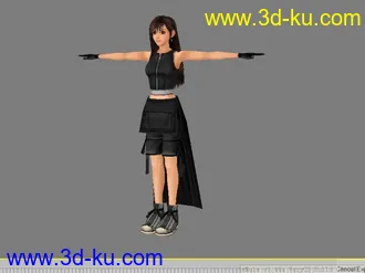 3D打印模型王国之心Tifa │ 蒂法的图片