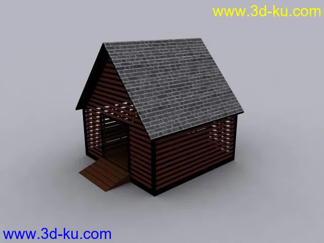 一些房屋的素模（不少）模型的图片1