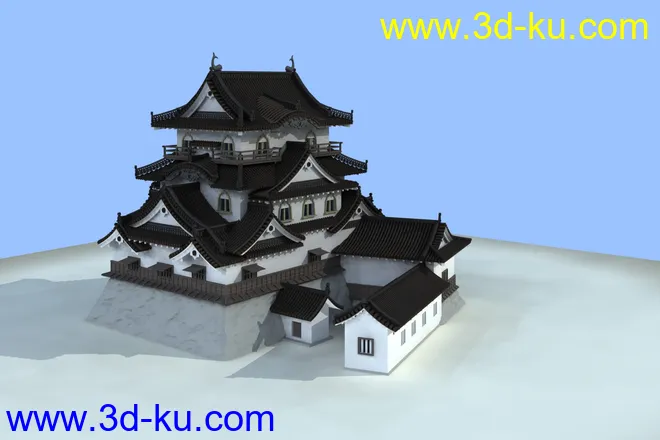 日式城堡模型的图片1