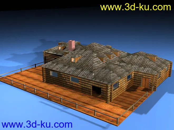 类似海边别墅小木屋模型的图片1