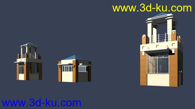 室外建筑模型----------入口大门的图片4