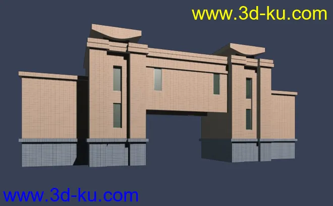 室外建筑模型----------入口大门的图片5