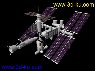 3D打印模型刚出炉的空间站,大家不要嫌弃的图片