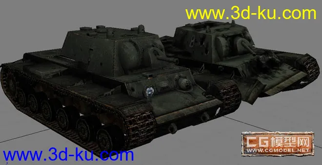 《战地１９４２》KV1坦克模型的图片1