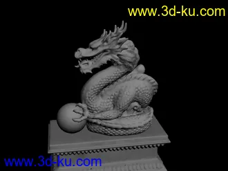 3D打印模型转贴四条中国龙的图片