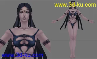 3D打印模型Shaiya 女神的黑暗 Etaine的图片