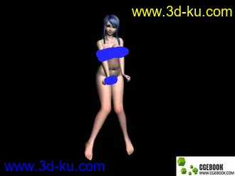 3D打印模型三个美女裸模的图片