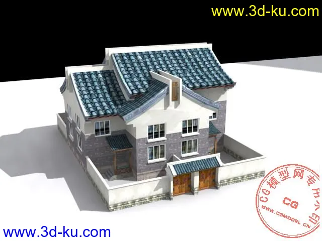 小别墅（3D max9）模型的图片1