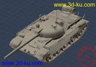 中国解放军 3D模型库 - T59 / 62 / 69 Tank的图片