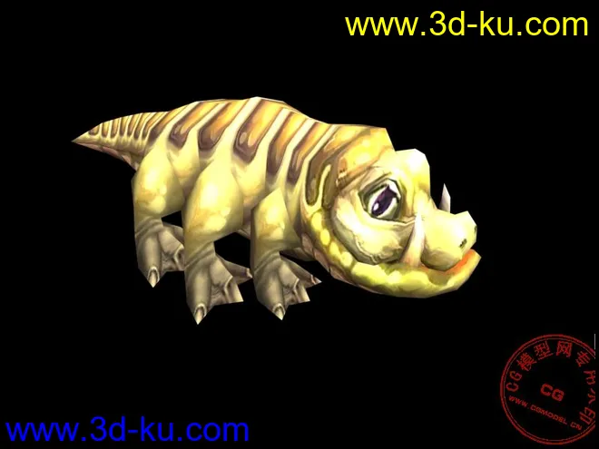 《魔兽世界》可爱的宠物鳄鱼（四套贴图）模型的图片4