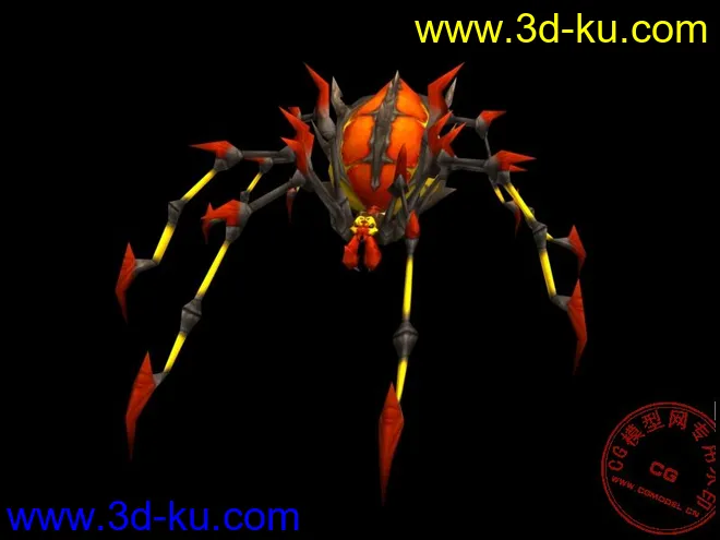 《魔兽世界》大蜘蛛（三套贴图）模型的图片1