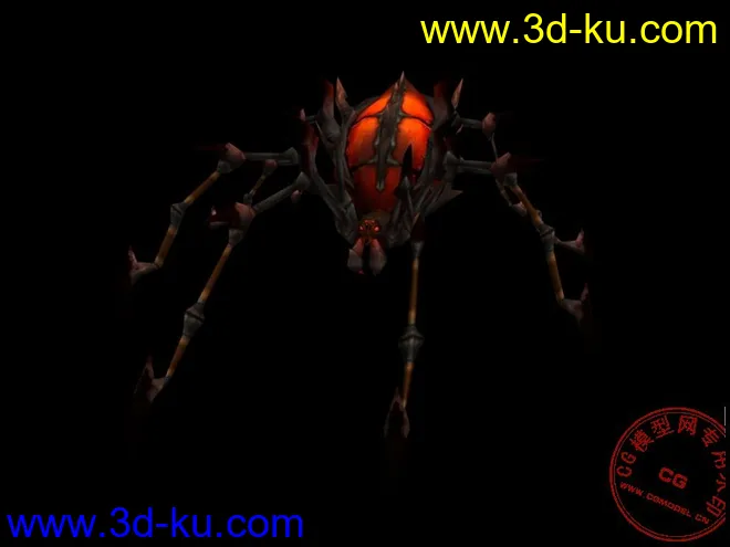 《魔兽世界》大蜘蛛（三套贴图）模型的图片2