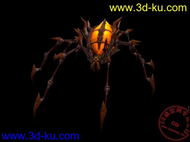 《魔兽世界》大蜘蛛（三套贴图）模型的图片3