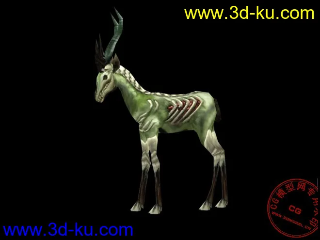 《魔兽世界》小动物 羚羊（四套贴图）模型的图片2