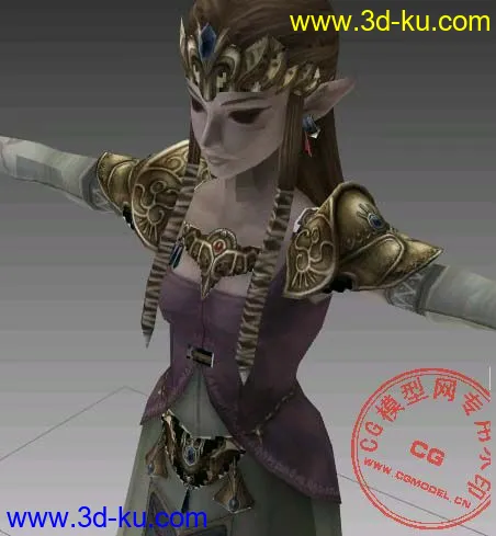 薩爾達傳說-署光公主-Zelda 公主模型的图片1