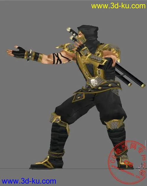 Scorpion from Mortal Kombat Deception模型的图片2