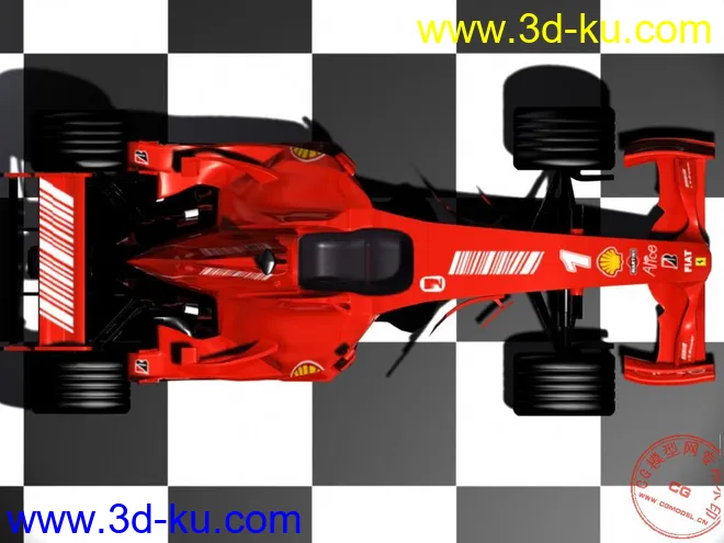 法拉利2008新款F1模型的图片7