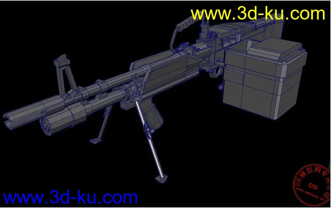 美军 特种部队 mk43机枪模型的图片1