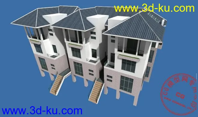 北海家园的别墅模型的图片1