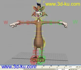 3D打印模型卡通猫的图片