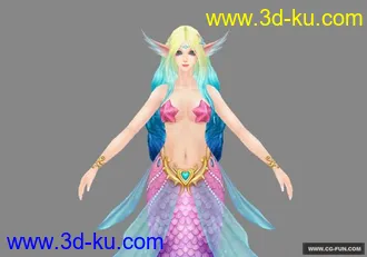 3D打印模型天堂II _ 美人鱼的图片