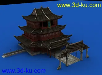 3D打印模型滕王阁的图片