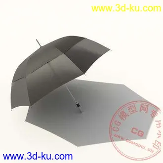 雨伞3D模型的图片