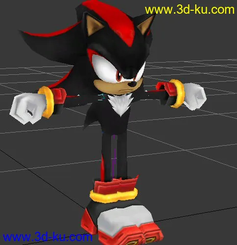 Shadow - Sonic 影子刺猬模型的图片3