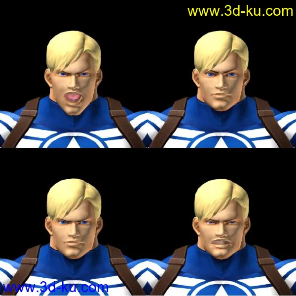 X360：漫画英雄VS Capcom 3@美国队长模型的图片4