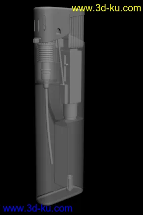 做了一个和真实很接近的小打火机   我是很努力了 给各位欣赏一下模型的图片2