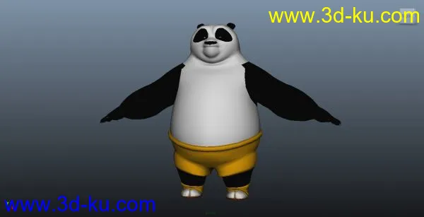 功夫熊猫阿宝模型的图片1