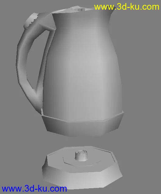 我的小壶壶，纯四边面模型的图片1