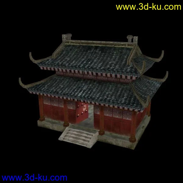 中式房子模型的图片1