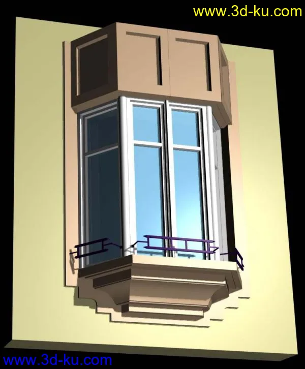 欧式窗模型的图片1