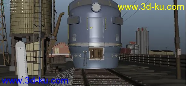 dizzy火车场景(精细）模型的图片1