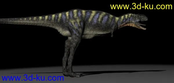 三维动画所用到的恐龙精致模型+贴图的图片1