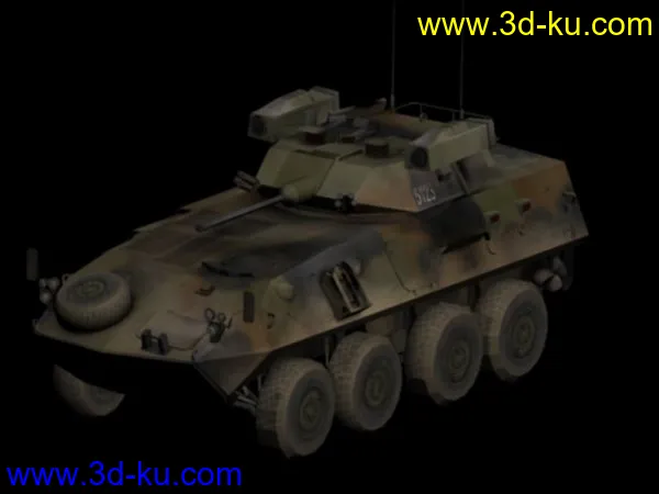 战地2 美军轮式装甲车模型的图片1