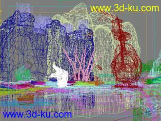 3D打印模型功夫熊猫 第4关场景的图片