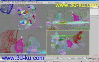 3D打印模型功夫熊猫 第4关场景的图片