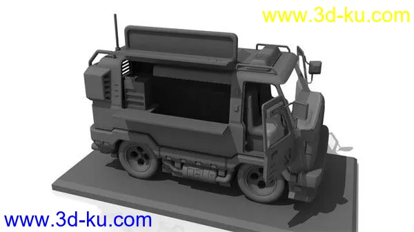 成龙电影中的餐车模（ma&mb格式带贴图和材质模型的图片2
