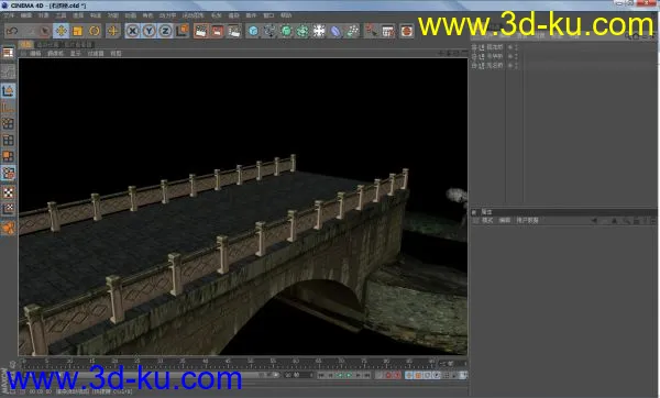 c4d石桥模型的图片2